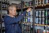 Market Bottle Shop trader sorting cans
